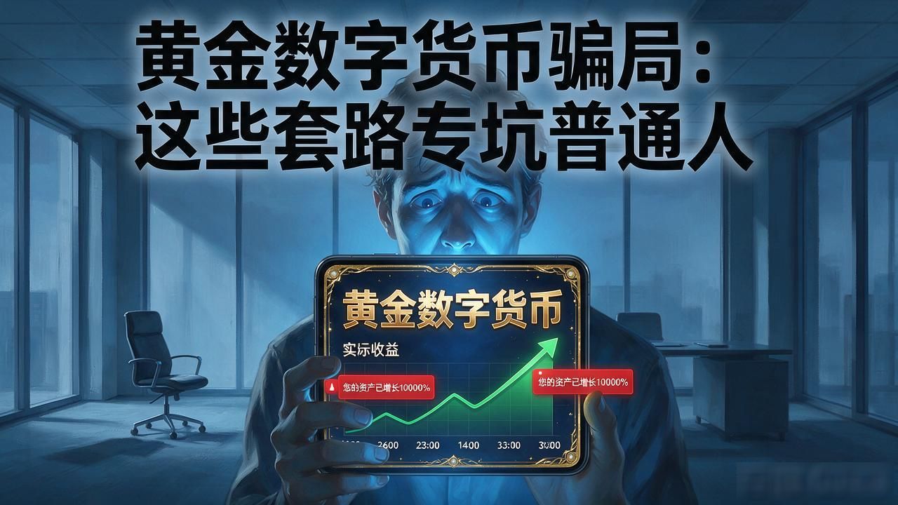 黄金数字货币骗局：这些套路专坑普通人