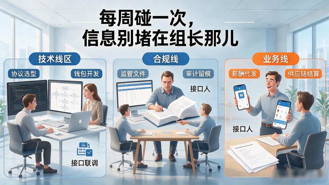 企业设立数字货币小组，人员怎么配、活儿怎么分，实操要点全在这