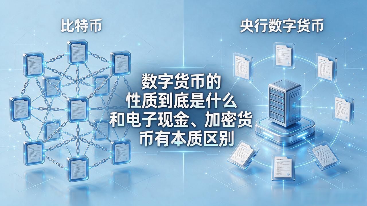 数字货币的性质到底是什么 和电子现金、加密货币有本质区别