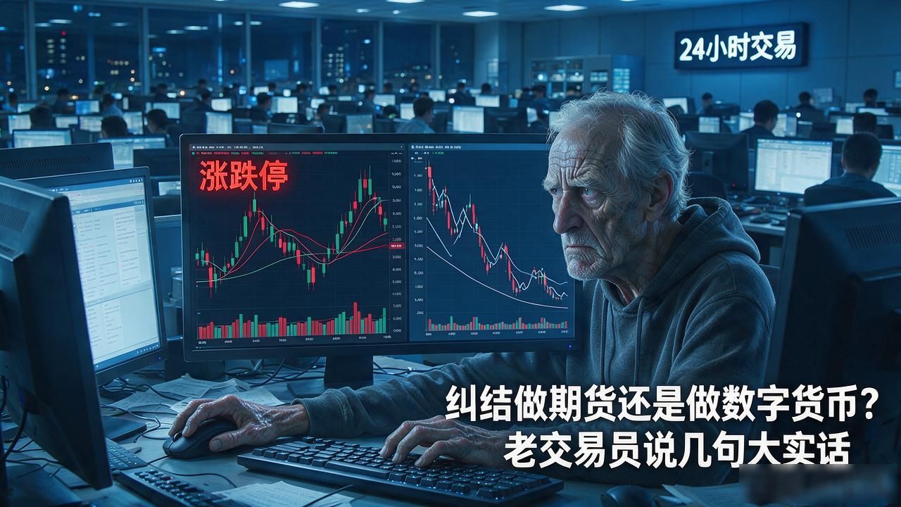 纠结做期货还是做数字货币？老交易员说几句大实话