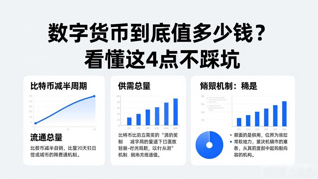 数字货币到底值多少钱？看懂这4点不踩坑