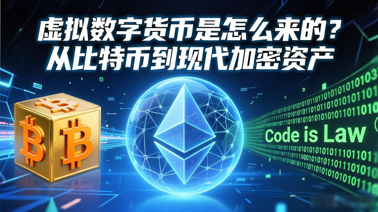 虚拟数字货币是怎么来的？从比特币到现代加密资产