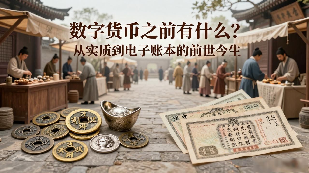 数字货币之前有什么？从实物到电子账本的前世今生