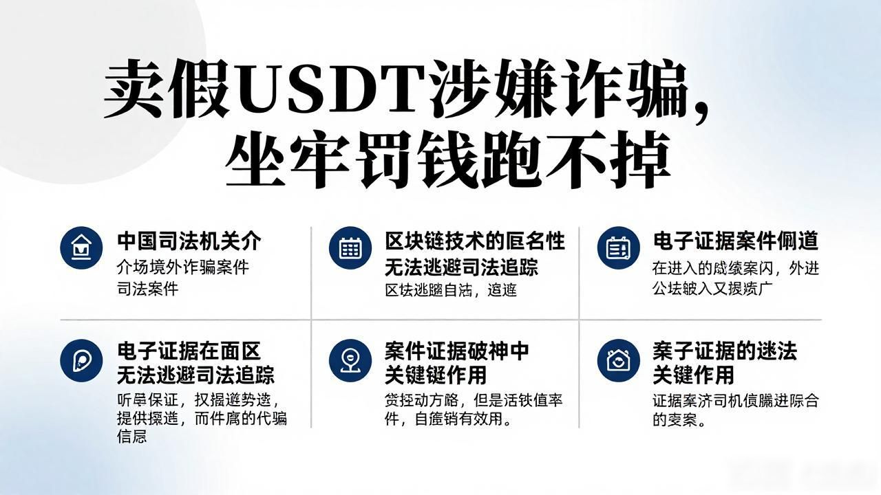 卖假USDT涉嫌诈骗，坐牢罚钱跑不掉