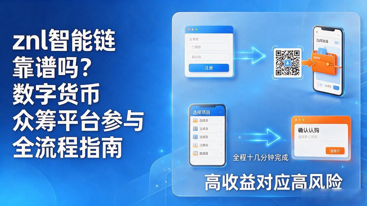 znl智能链靠谱吗？数字货币众筹平台参与全流程指南