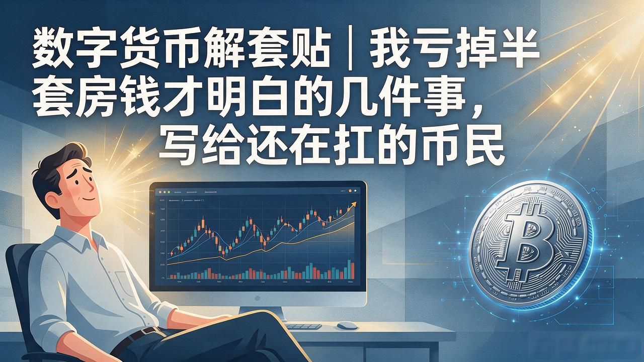数字货币解套贴｜我亏掉半套房钱才明白的几件事，写给还在扛的币民