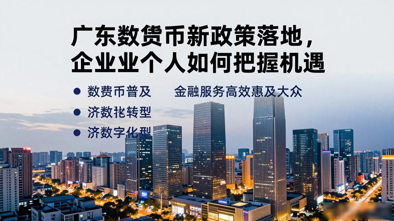 广东数字货币新政策落地，企业和个人如何把握机遇