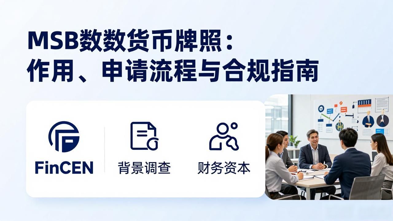 MSB数字货币牌照：作用、申请流程与合规指南