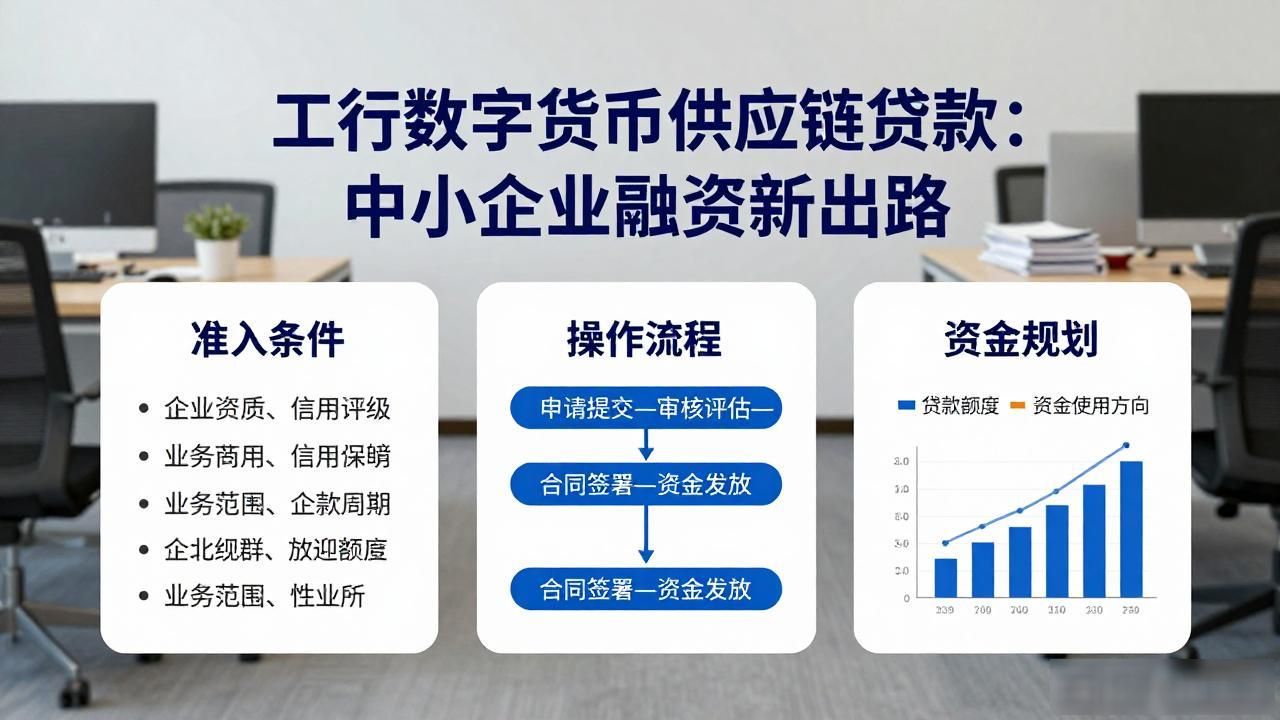 工行数字货币供应链贷款：中小企业融资新出路
