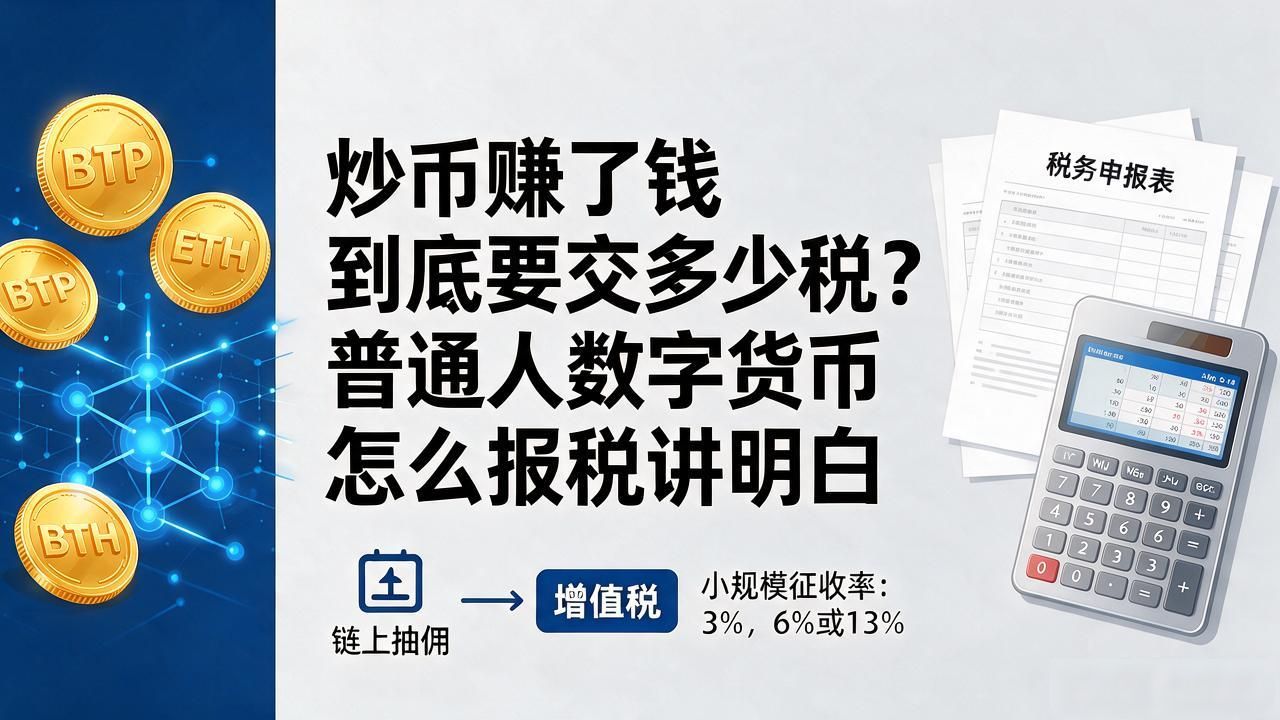 炒币赚了钱到底要交多少税？普通人数字货币怎么报税讲明白