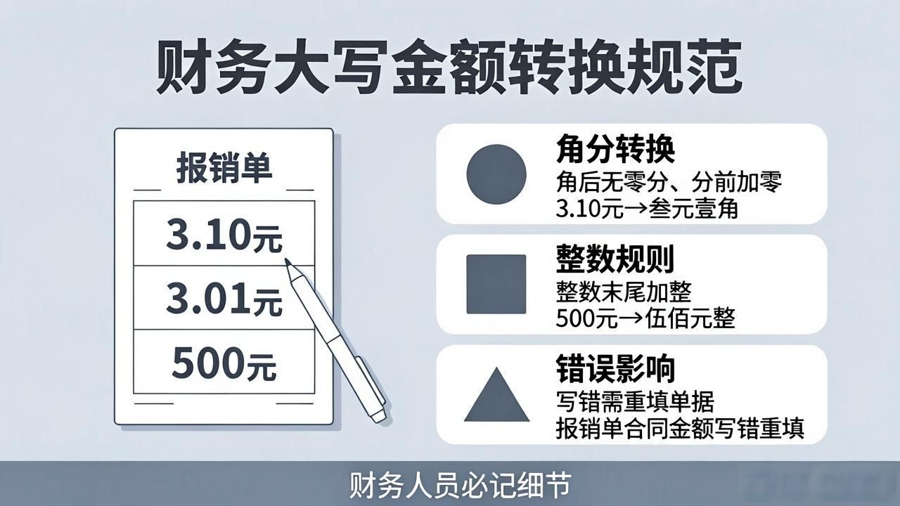 数字转中文大写金额，财务必看转换方法