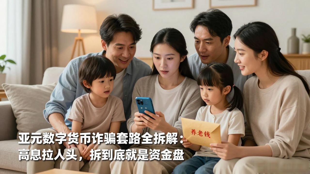 亚元数字货币诈骗套路全拆解：高息拉人头，拆到底就是资金盘