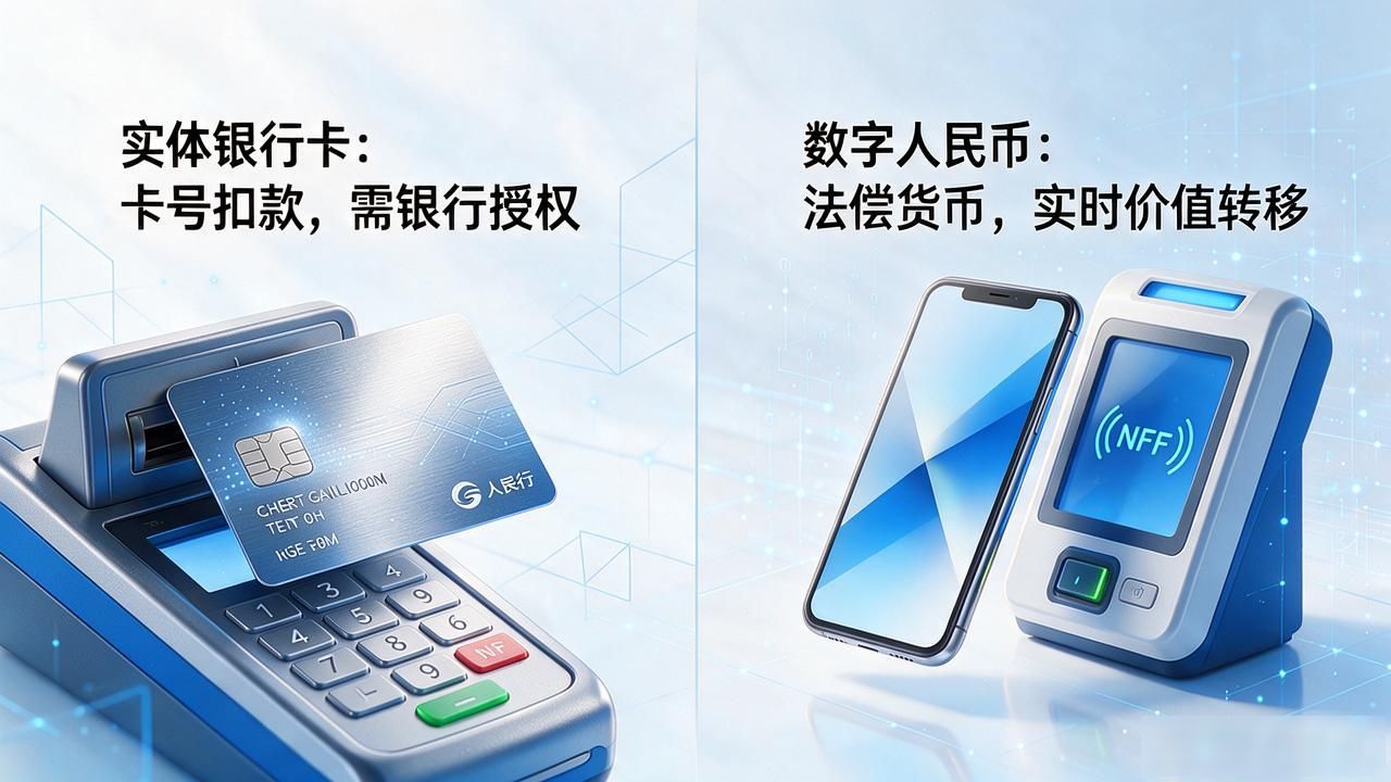 数字人民币用NFC付款靠谱吗？跟刷实体卡到底有啥不同