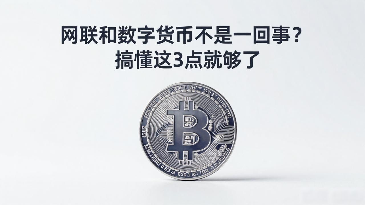网联和数字货币不是一回事？搞懂这3点就够了