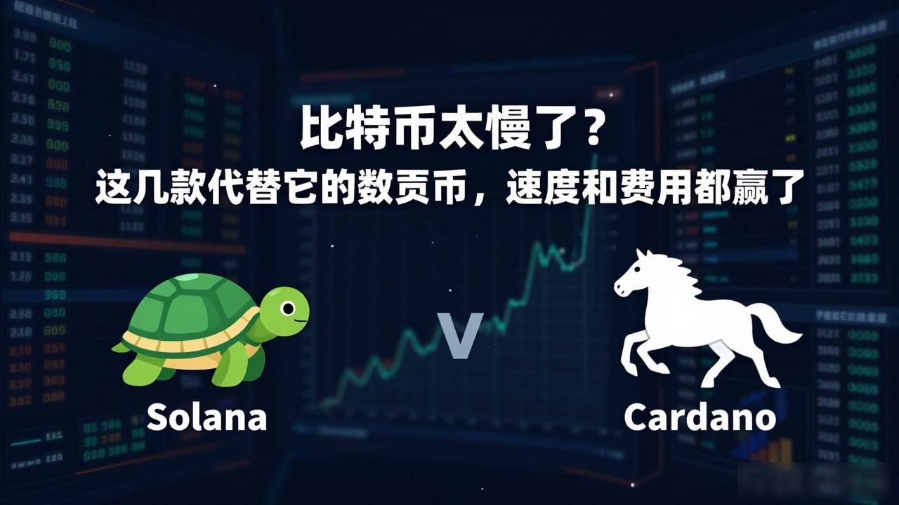 比特币太慢了？这几款代替它的数字货币，速度和费用都赢了