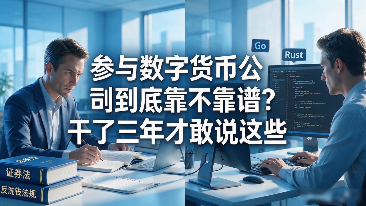 参与数字货币公司到底靠不靠谱？干了三年才敢说这些