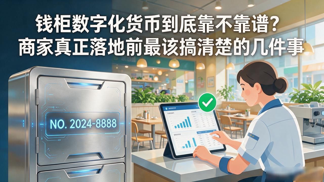 钱柜数字化货币到底靠不靠谱？商家真正落地前最该搞清楚的几件事