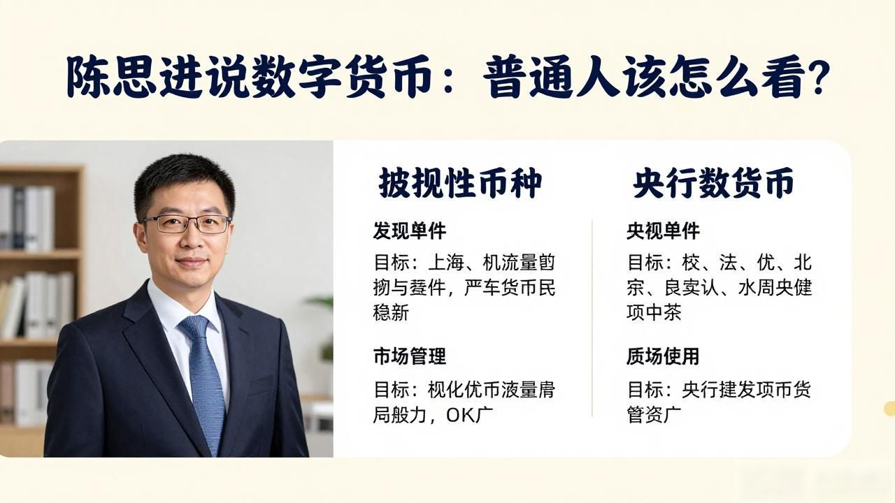 陈思进说数字货币：普通人该怎么看？
